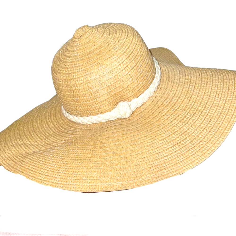 Vintage Nautical Rope Sun / Floppy Hat